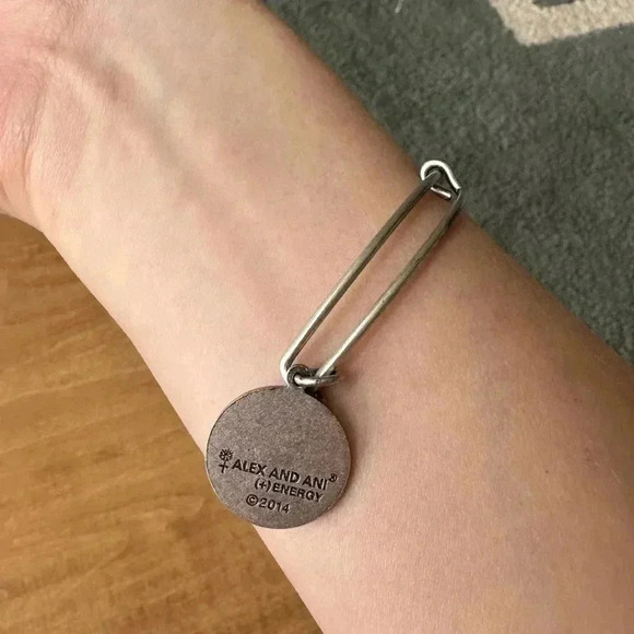 ALEX AND ANI Mom Bangle, Rafaelian Silver, One Size, Because I Love You Mom - Picture 6 of 11